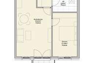 Moderne und geräumige 2-Zimmer-Wohnung mit Balkon
