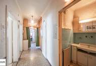 praktisch aufgeteilte 3-Zimmer-Wohnung in gepflegter Anlage – sanierungsbedürftig aber mit Potential für mehr !