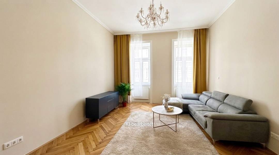 Sanierte und möblierte 2-Zimmer-Eigentumswohnung im sanierten Altbau mit Lift und Fernwärmeanschluss!