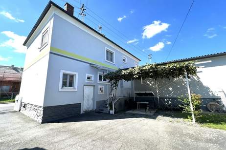 Wohnen und Arbeiten mit Nähe zur Natur: Geräumiges Wohnhaus mit Geschäftslokal und ruhiger Gartenidylle, Haus-kauf, 279.000,€, 7535 Güssing