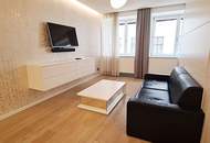 STEPHANSPLATZ-NÄHE, möbliertes 35 m2 Apartment, 1 Zimmer, Kochnische, Duschbad, Parketten, 3. Liftstock, Rotenturmstraße