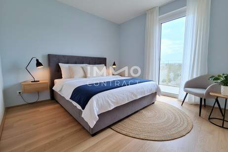Erstbezug im Hirschfeld: Stilvolle 3-Zimmer-Wohnung mit XXL-Balkon und Geothermie-Komfort, Wohnung-kauf, 403.000,€, 1210 Wien 22., Donaustadt