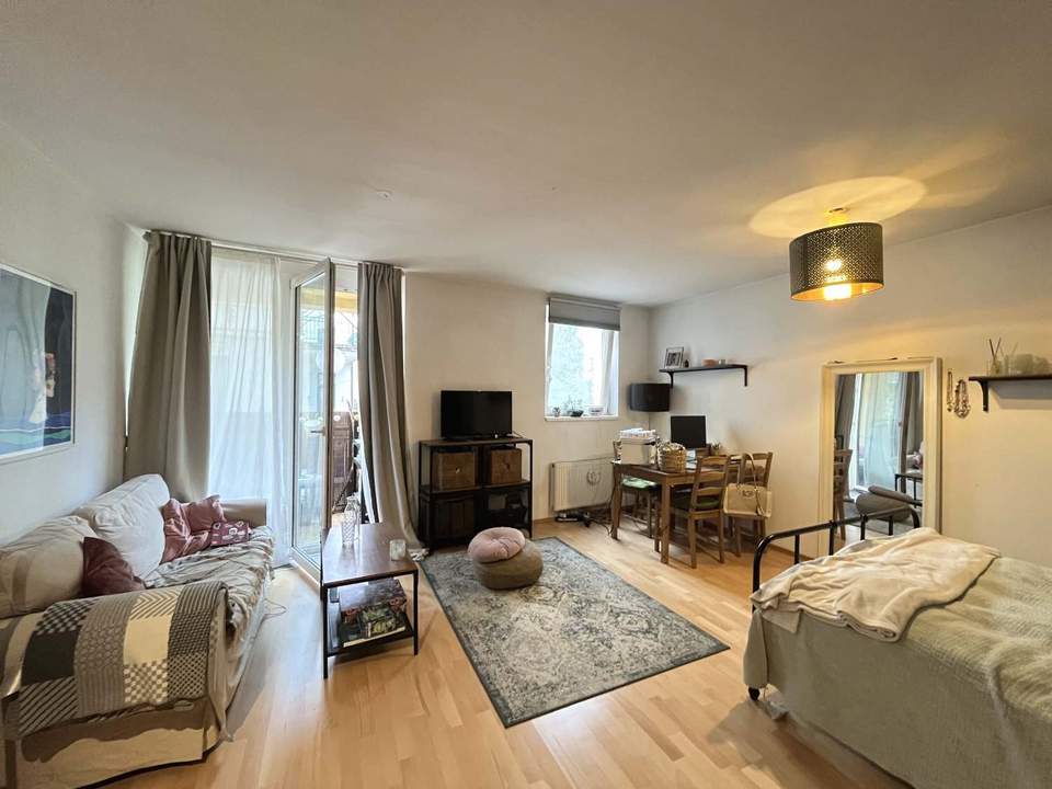 Helle Einraumwohnung mit Balkon inkl. Gemeinschaftsterrasse - unweit der BOKU!