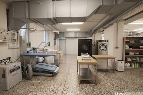 Voll ausgestattete Wäscherei zu vermieten – sofort startklar, Gewerbeobjekt-miete, 1.190,08,€, 1100 Wien 10., Favoriten