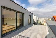 JETZT PROVISIONSFREI | ERSTBEZUG | PENTHOUSE mit ca. 59 m² PANORAMA-DACHTERRASSE | 4-Zimmer | TG-Stellplatz optional | Nachhaltiges Wohnbauprojekt