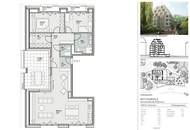 Graz-Geidorf: Perfektion im 5. Obergeschoss! Exklusiver 97 m² Traumgrundriss mit Groß-Loggia, Fischgrätparkett & Fußbodenkühlung | Provisionsfrei