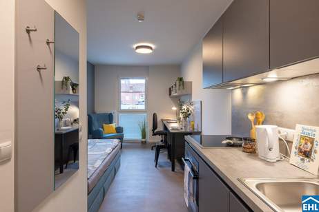 Vollmöblierte Apartments für eine unkomplizierte Zeit als Student oder Young Professional, Wohnung-miete, 647,80,€, 8010 Graz(Stadt)