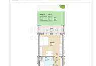 Erstbezug | Zwei Zimmer Gartenwohnung in zentrumsnaher Lage | Miete