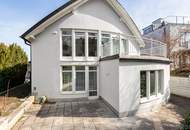 RESIDIEREN BEIM ROTEN BERG II GARAGE II SAUNA II NEUE PV-ANLAGE II 6 ZIMMER II 4 BÄDER II 54m² WOHNZIMMER MIT KAMIN II 2 TERRASSEN II BALKON II GARTEN II GROSSER KELLER