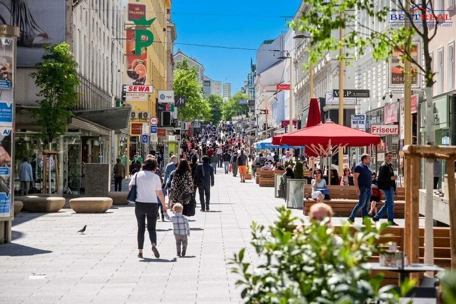 Toplage Fußgängerzone Meidling - 400 m² bis 1.050 m² Verkaufsflächen, branchenfrei, Gewerbeobjekt-miete, 16.003,16,€, 1120 Wien 12., Meidling