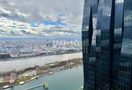 Skyline Living im DC2 Tower – 2 Zimmer, Westsonne & 15 m² Loggia mit Blick auf Kahlenberg & Leopoldsberg