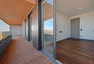 Leben wie im Luxus-Hotel mit Roof-Top-Pool und Concierge-Service - Unverbaubarer Weitblick über den Grünen Prater vom 25. Stock