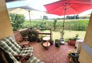 Wohngefühl trifft Gartenflair. 87m² Halbparterrewohnung mit Blick ins Grüne in Obervogau
