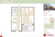 2 Zimmer Terassen-Wohnung in Ruhelage