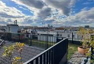 Exklusive Dachgeschoss-Maisonette mit 360° Wienblick und drei Terrassen