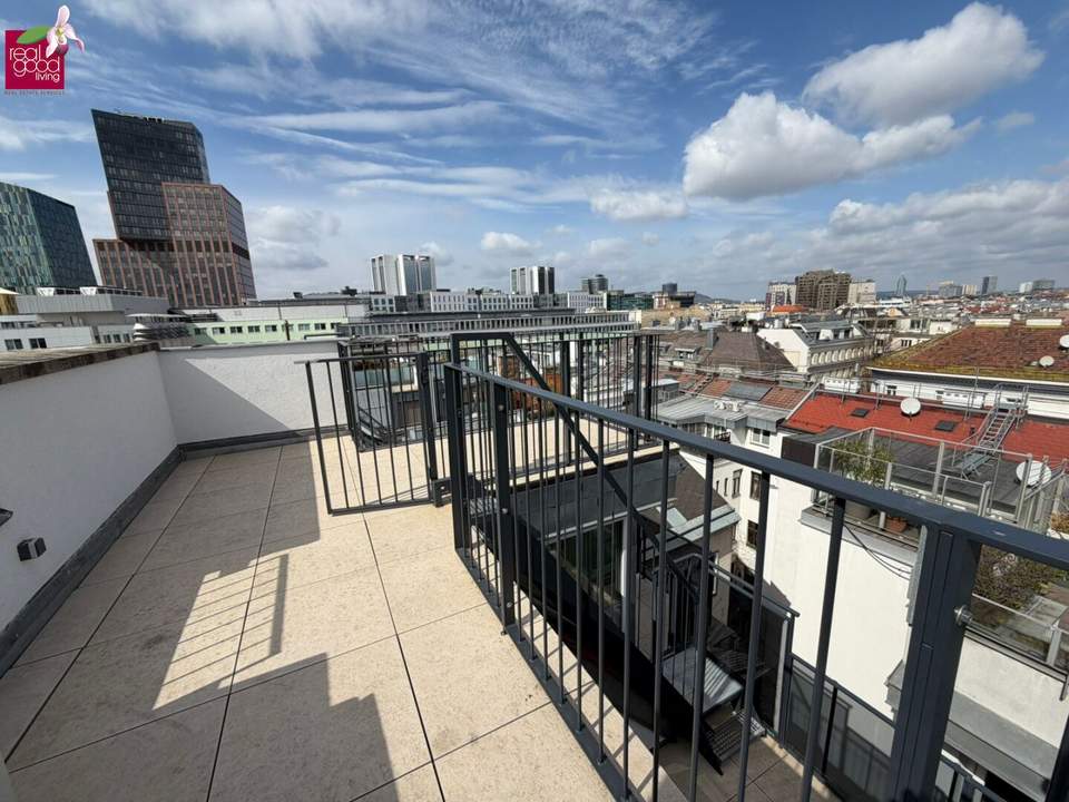 Exklusive Dachgeschosswohnung mit Terrasse &amp; Dachterrasse