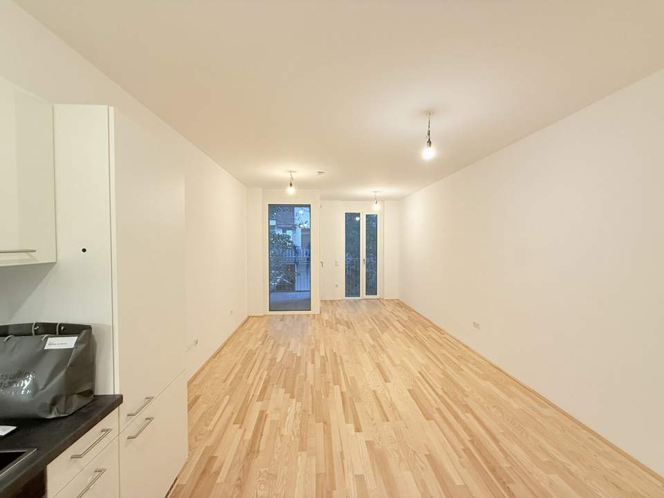 Ruhig gelegene 1-Zimmer Wohnung umgeben von Grün - Willkommen im Theos