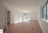 VIDEOTOUR! Eckwohnung mit schönem Eigengarten und überdachter Terrasse (3 Zimmer, inkl. 2 KFZ-Stellplätze)