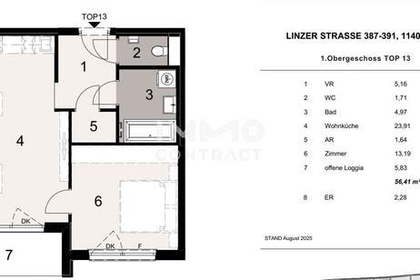 2 Zimmer + Freifläche &amp; U4-Nähe – jetzt Küchenbonus &amp; Nebenkostenersparnis sichern!, Wohnung-kauf, 295.100,€, 1140 Wien 14., Penzing