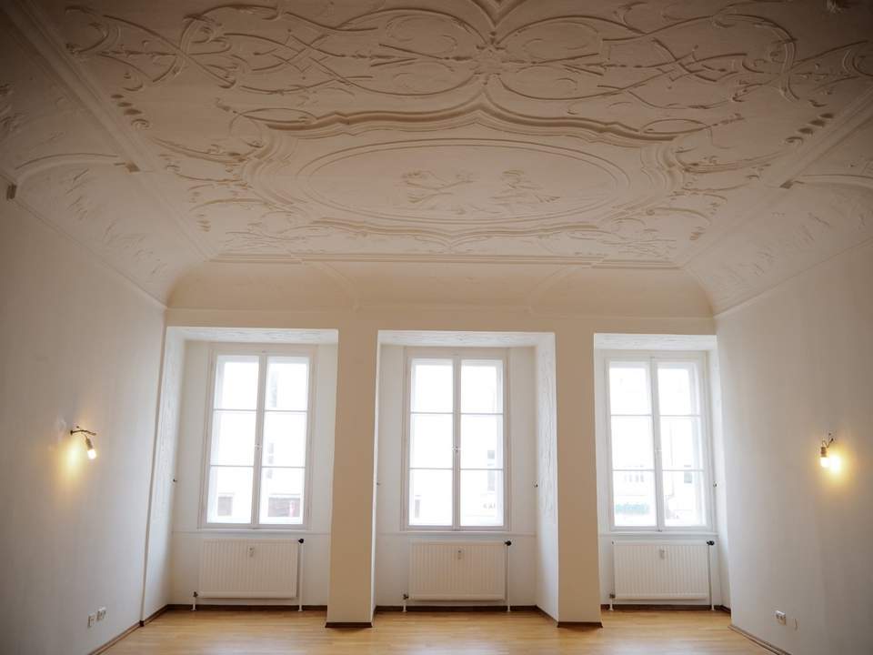 Elegante Loft-Wohnung mit Stuckdecken & Intarsientüren