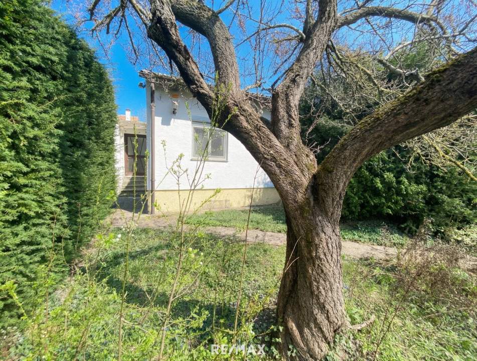 Grundstück mit voll unterkellertem Abrisshaus in ruhiger Wohngegend