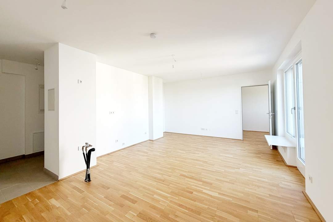 Moderne Erstbezug 3-Zimmerwohnung mit Terrasse im 23. Bezirk!