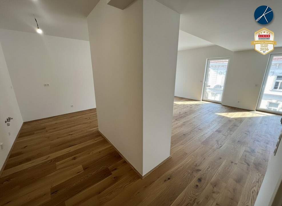 U1 Nähe: HOCHWERTIGE ERSTBEZÜGE - IN DEN DACHGESCHOSSEN MIT TERRASSEN, BALKONEN, LOGGIEN