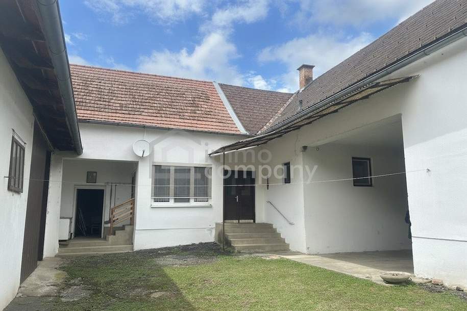 Schöner Hof - gute Substanz - Grundzukauf möglich, Haus-kauf, 198.000,€, 7561 Jennersdorf