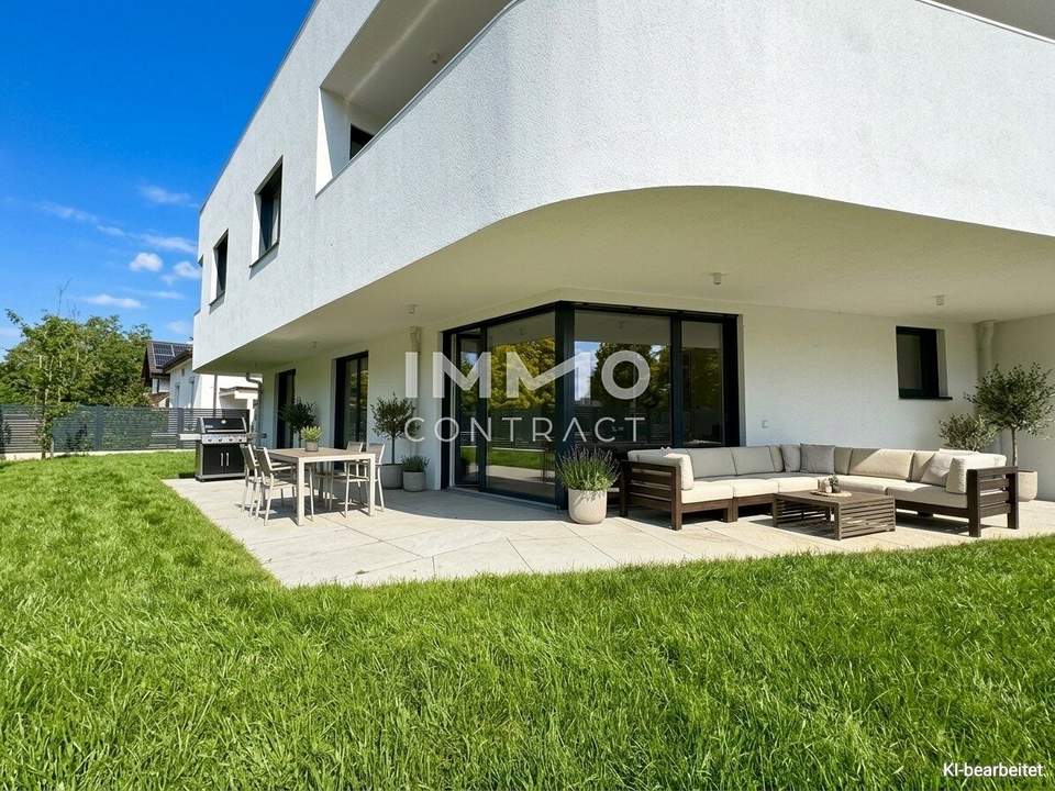 Bestpreis: Hochwertiger 4-Zimmer-Erstbezug mit eigenem Gartenparadies beim Marchfeldkanal