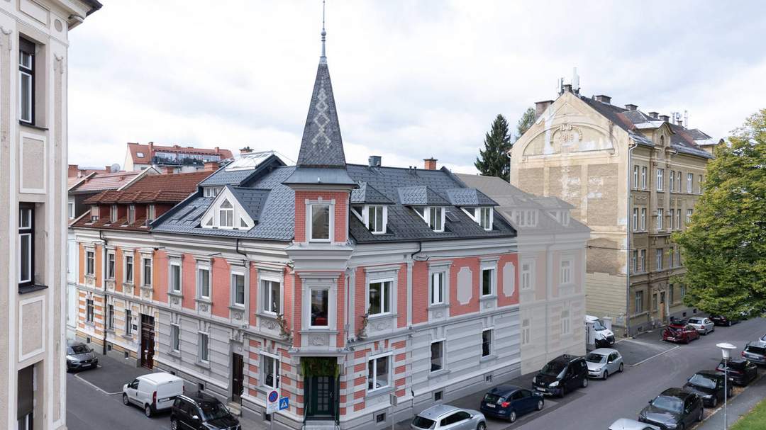 Zinshaus der absoluten Extraklasse in Toplage von Klagenfurt am Wörthersee