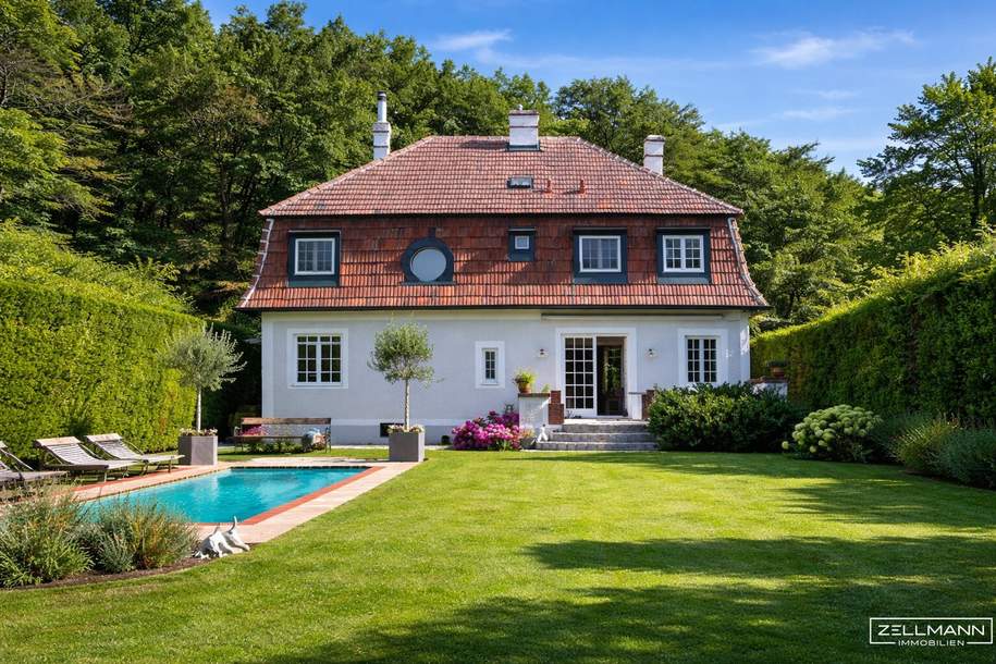 NEULENGBACH | Revitalisierte Landhausvilla mit Stil und traumhaft großzügigen Grundstück | Pool | ZELLMANN IMMOBILIEN, Haus-kauf, 989.000,€, 3040 Sankt Pölten(Land)