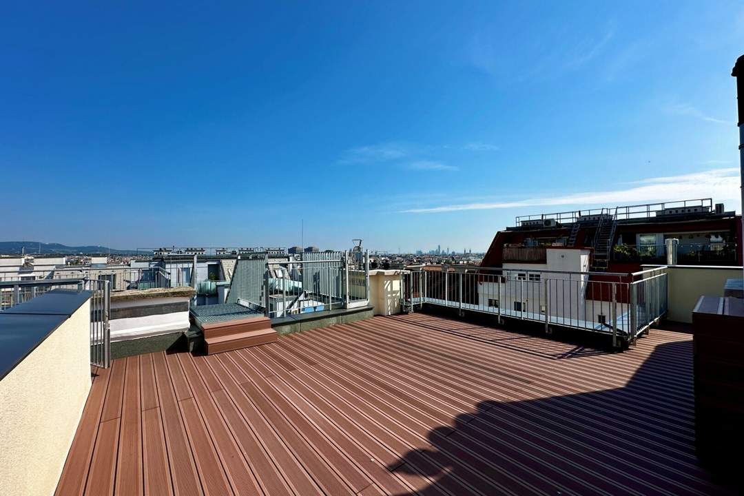 ⛱️ 3 Zimmer DG-Wohnung mit außergewöhnlicher Dachterrasse