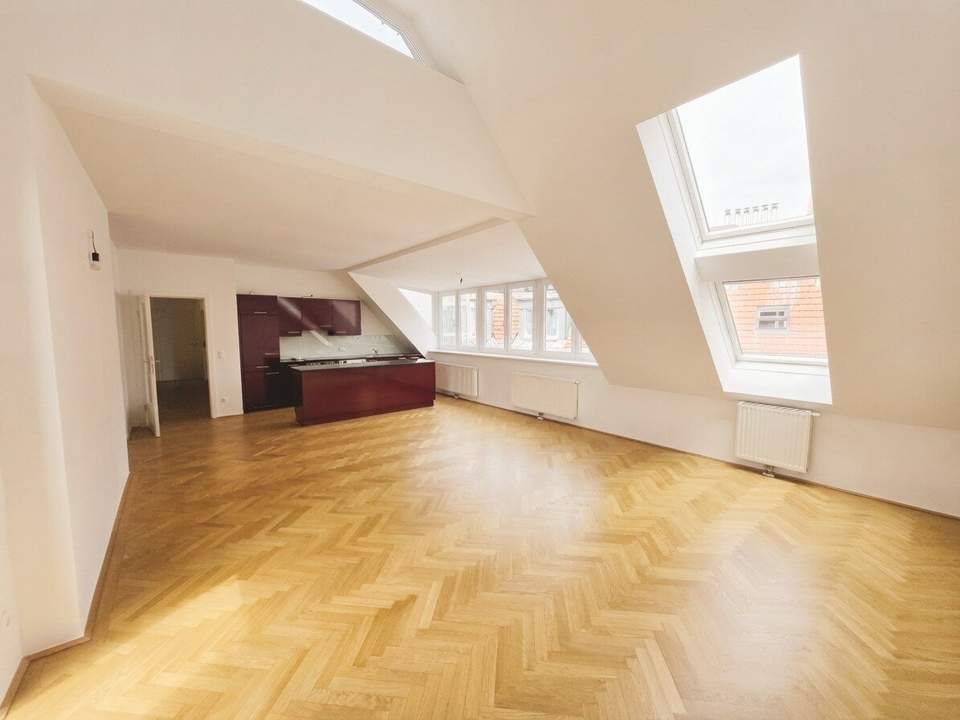 Dachterrassentraum im Alsergrund: großzügige 4-Zimmer-Wohnung &amp; 82 m² Terrasse in der Porzellangasse