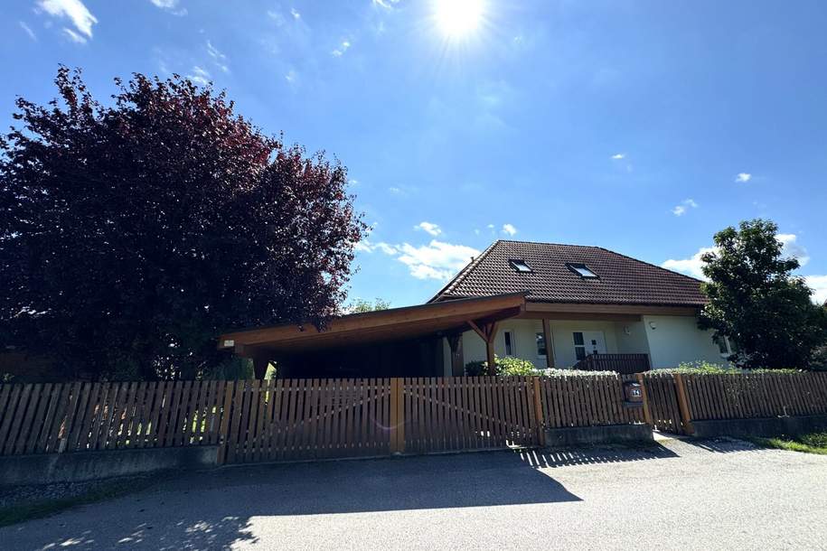 MOLLRAM - Einfamilienhaus mit ca. 1.268 m² Eigengrund | Baujahr 2009 | Sauna &amp; Whirlpool | Luftwärmepumpe, PV-Anlage, Klimaanlage uvm., Haus-kauf, 660.000,€, 2620 Neunkirchen