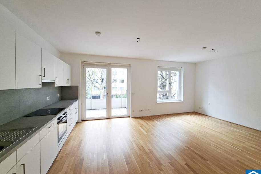 Schöne 1 Zimmerwohnung mit Freifläche nahe dem WU Campus und Wiener Prater, Wohnung-miete, 849,00,€, 1020 Wien 2., Leopoldstadt