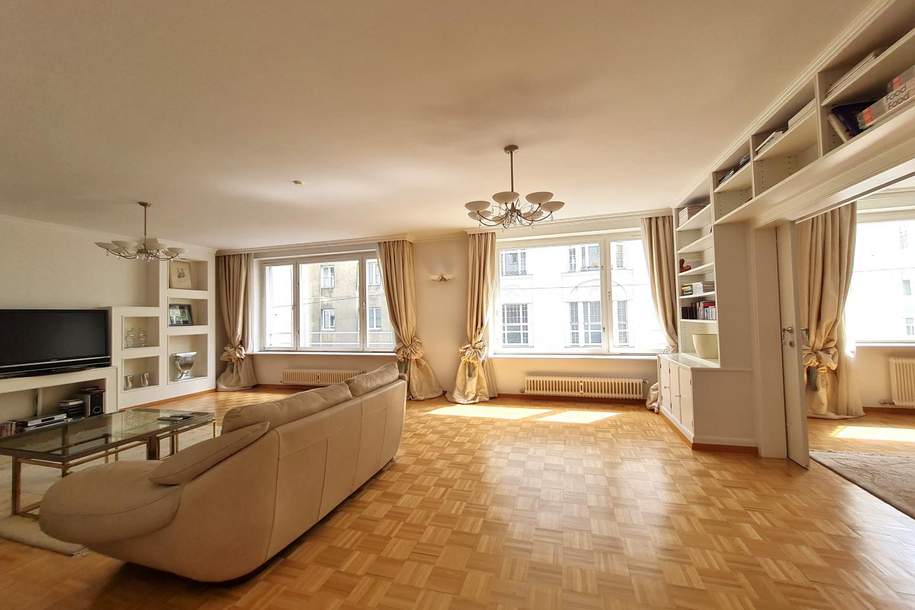 "5 Rooms, Garage", Wohnung-kauf, 899.000,€, 1040 Wien 4., Wieden