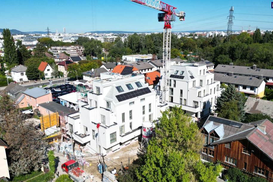 Herbstaktion! Ideale Kleinwohnung mit sonniger Terrasse! TOP-Neubauprojekt im Grünen + Klimaaktiv Bronze + Wärmepumpe und Solaranlage + Ideale Raumaufteilung und Terrasse + Garage + Beste Vermietbarkeit!, Wohnung-kauf, 275.459,€, 1220 Wien 22., Donaustadt
