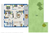 Perfekte Anlage: Idyllische 4-Zimmer-Gartenwohnung, aktuell vollvermietet bis September 2027