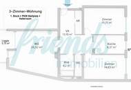 3-Zimmer-Wohnung mit Loggia und Parkplatz