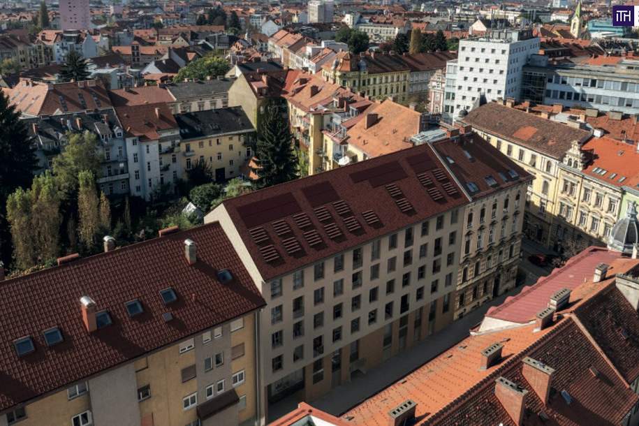 Ganz oben im Stadtleben – kompakte Neubauwohnung in Graz-St. Leonhard - Der Bau hat gestartet!, Wohnung-kauf, 236.550,€, 8010 Graz(Stadt)