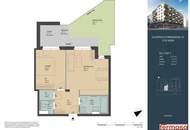 2-Zimmer Gartenwohnung im Neubau