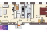 Top sanierte 2-Zimmer-Wohnung in Floridsdorf