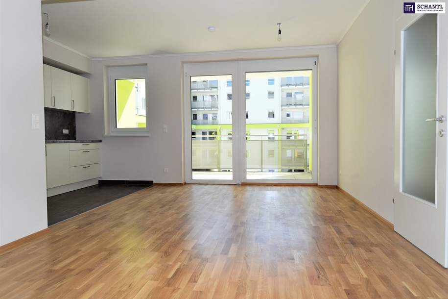 Ideale Hofruhelage! Neuwertige 2 Zimmer Wohnung mit großer Loggia!, Wohnung-miete, 1.017,60,€, 2320 Bruck an der Leitha