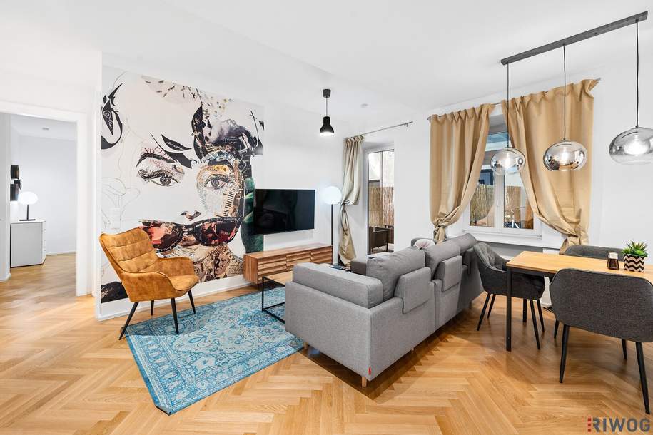 Sanierter STILALTBAU | HOFTERRASSE in Ruhelage | Ca. 2 Min. zur U4 SCHÖNBRUNN | Ca. 15 Min. in den 1. Bezirk, Wohnung-legalform.mietkauf, 387.775,€, 1150 Wien 15., Rudolfsheim-Fünfhaus