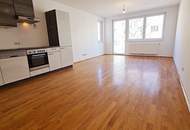 U3-NÄHE, LORYSTRASSE, 61 m2 Neubau mit 45 m2 Terrasse, 2 Zimmer, Einbauküche, Wannenbad, Garage möglich, 3. Liftstock