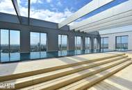 TEILMÖBLIERT MIT LOGGIA - POOL/SAUNA/FITNESS - VIENNA 22 MIT FERNBLICK