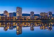 LINZ/URFAHR (BRUCKNER TOWER): EINE PERFEKTE WOHNKOMPOSITION-EIGENTUMSWOHNUNG 129,09 m² Wohnfläche + 64,15 m² Balkon + Tiefgaragenstellplätze