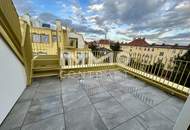 Dachterrassenwohnung mit Möglichkeit für Whirlpool! 3-Zimmer! U1 Kagraner Platz!