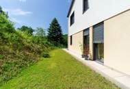 Design trifft Natur: stylische Garten-Maisonettewohnung mit traumhafter Aussicht