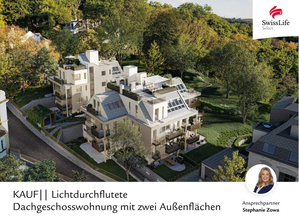 Lichtdurchflutete Dachgeschosswohnung mit zwei Außenflächen